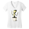 baby groot Women's V-Neck T-Shirt