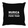 Murica Throw Pillow