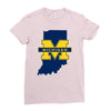 Indiana for Michigan - Limited edition Ladies Fitted T-Shirt