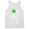 ciderhead cider drinking skeleton and apple Tank Top