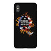 American Flag Q Fire iPhoneX