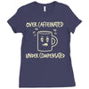 over caffeinated (3) Ladies Fitted T-Shirt