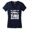 my other car is a time machine Women's V-Neck T-Shirt