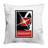 deadshot suicide squad Throw Pillow