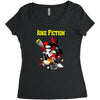 joke fiction Women's Triblend Scoop T-shirt