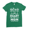 There's This Boy Who Stole My Heart He Calls Me Mom Ladies Fitted T-Shirt