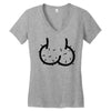 dickhead halloween dick head costume Women's V-Neck T-Shirt