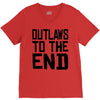 outlaws to the end 3 V-Neck Tee