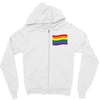 Rainbow Flag Zipper Hoodie