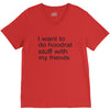 hoodrat stuff with my friends V-Neck Tee