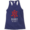 nanny was here Racerback Tank