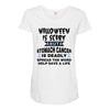 halloween is scary but stomach cancer is deadly spread the word lep sa Maternity Scoop Neck T-shirt