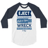 eject yourself 3/4 Sleeve Shirt