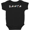 santa of the friends parody Baby Bodysuit
