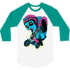panda rider 3/4 Sleeve Shirt