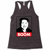 Kim Jong Un Boom Rocketman Racerback Tank