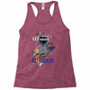 who loves rotweiller Racerback Tank