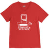 computer science pc nerd gamer zocker shooter funny V-Neck Tee