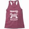 February Girls Are Sunshine Mixed With A Little Hurricane Racerback Tank