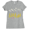 camp forest Ladies Fitted T-Shirt