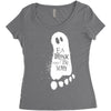 eat drink and be scary Women's Triblend Scoop T-shirt