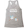 Baby On Board with Stork Racerback Tank