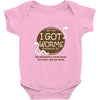 i got worms t shirt Baby Onesie