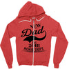 New Dad 2018 Rokie Dept. Zipper Hoodie