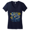 chocolatey night Women's V-Neck T-Shirt