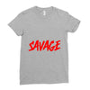 Martinez Twins savage Ladies Fitted T-Shirt