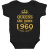 queens are born in 1960 Baby Bodysuit