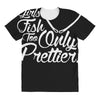 girls fish too only prettier All Over Women's T-shirt