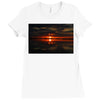 Florida Sunset Ladies Fitted T-Shirt