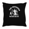 drummer Throw Pillow
