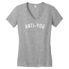 anti you Women's V-Neck T-Shirt