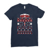 merry x mas you filthy animal Ladies Fitted T-Shirt
