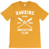hawkins babysitting club indiana mike dustin eleven demogorgon strange T-Shirt