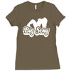 big sexy tattoo hot rod west rock punk Ladies Fitted T-Shirt