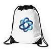 imu logo wt Drawstring Bags