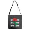 Love Rose Adjustable Strap Totes