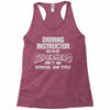 driving instructor superhero Racerback Tank