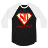bob is super dad 3/4 Sleeve Shirt
