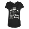 i'm not just an aunt Maternity Scoop Neck T-shirt