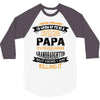 Super Cool Papa Of A Freaking Awesome Granddaughter 3/4 Sleeve Shirt