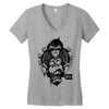 monkey brain out Women's V-Neck T-Shirt