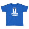 novelty funny humor tee graphic Toddler T-shirt