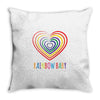 Rainbow Baby Throw Pillow