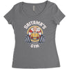 saitama's gym Women's Triblend Scoop T-shirt