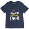 kings are born in 1996 V-Neck Tee
