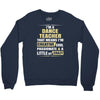 i'm a dance teacher, that means i'm creative cool passionate &amp; a littl Crewneck Sweatshirt